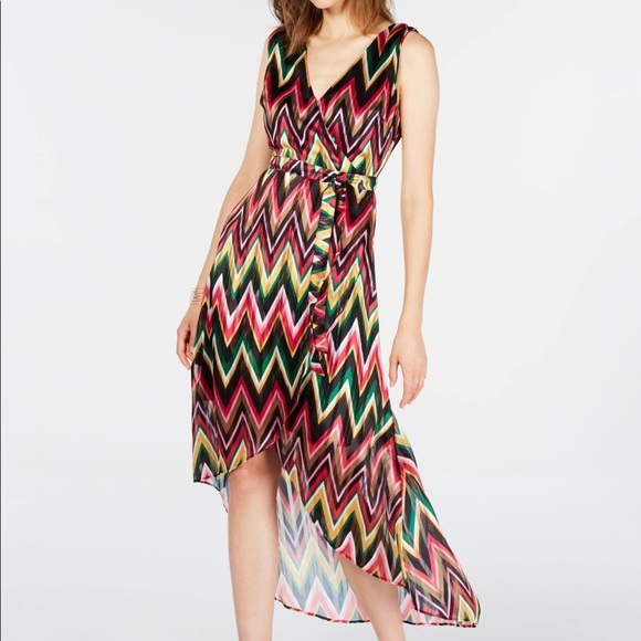 INC International Concepts Chevron Dress NWT New - Picture 1 of 4